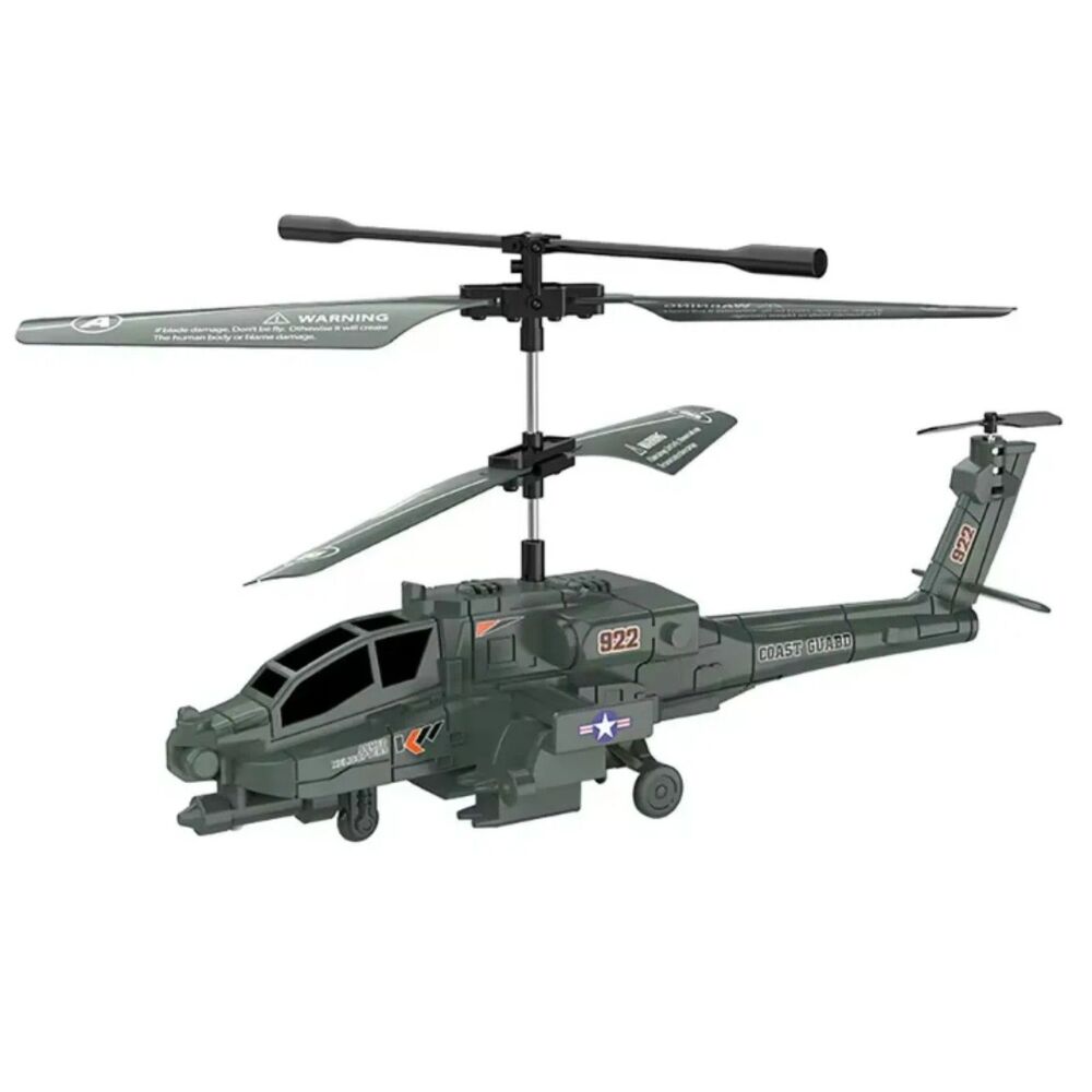 Helicopter Apache 922. RC 2.5 channel. Led lights. Rechargeable battery include